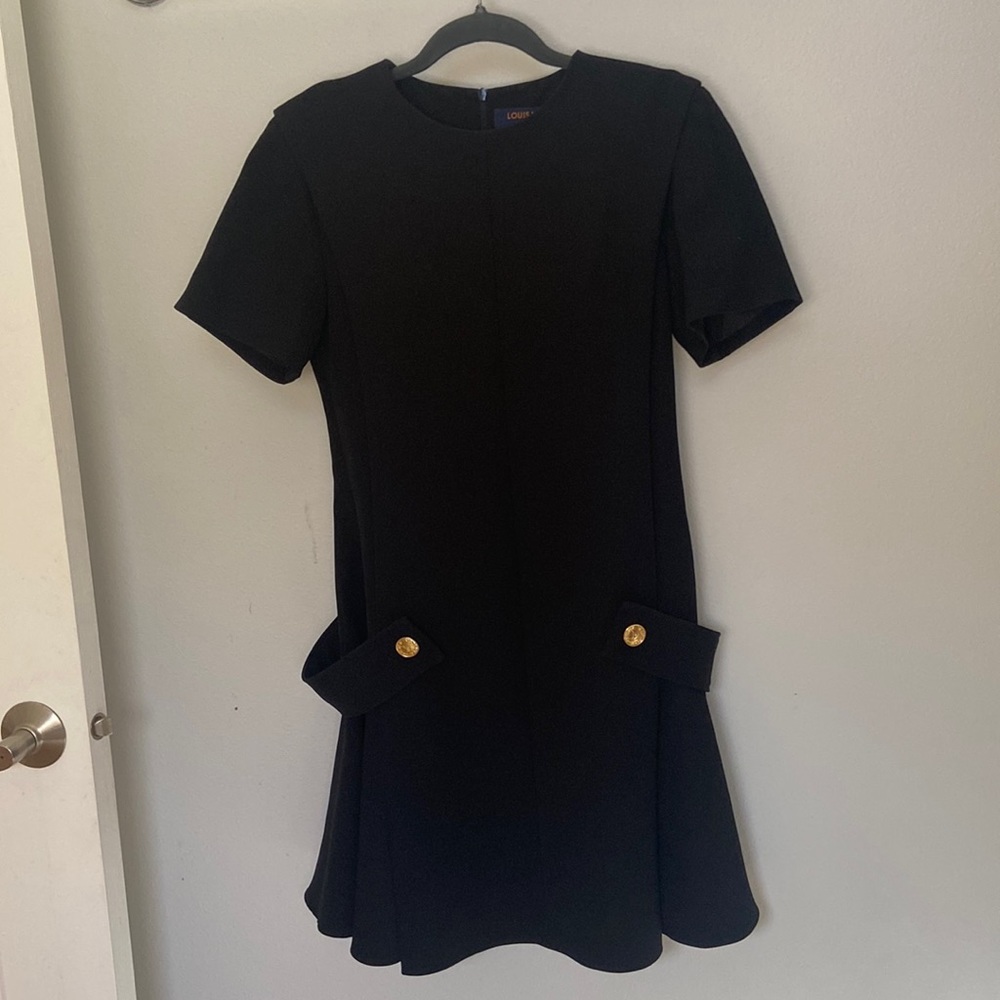 Louis Vuitton short sleeve midi dress